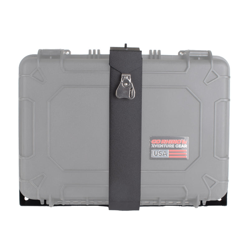 Go Rhino XVenture Gear Hard Case Mount Large 20in. (Mount ONLY for XRS/SRM Racks) - Tex. Blk-thumbmail-3