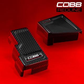 COBB 846665-KIT Subaru WRX Redline gloss carbon fiber fuse cover kit