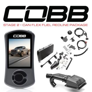 COBB FOR0050020BK-TCM-RED-FF Stage 2+ CAN flex fuel Redline package, black