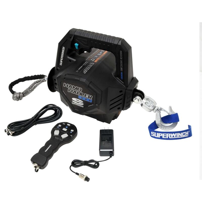 Superwinch Hand Hauler 1000 Winch 24 VDC 1000 lbs Line Pull Soft Shackle Rope End Safely-thumbmail-6