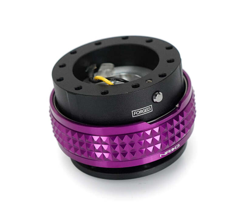 NRG Quick Release Kit - Pyramid Edition - Black Body / Purple Pyramid Ring-thumbmail-1
