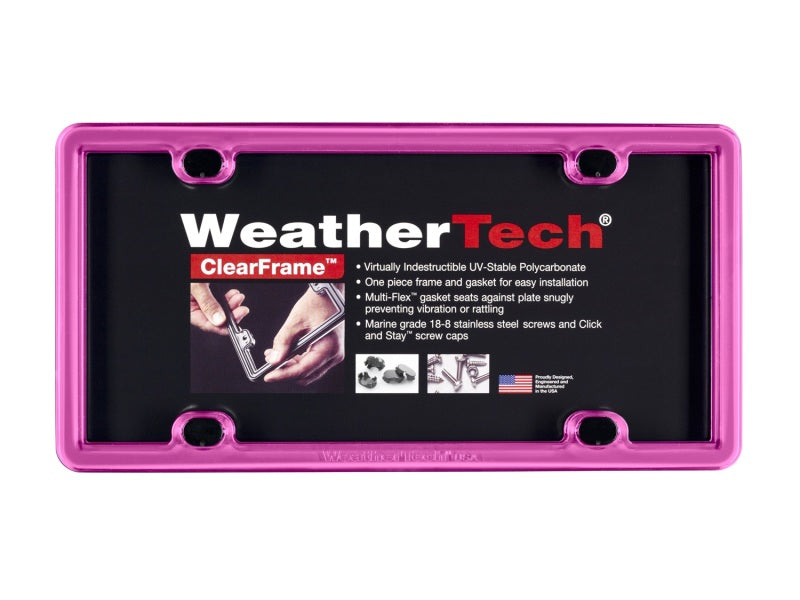 WeatherTech ClearFrame - Hot Pink-thumbmail-2