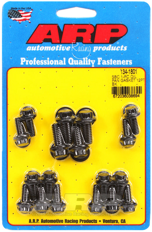 ARP SB Chevy 1-pc Oil Pan Gasket 12pt Bolt Kit-thumbmail-1