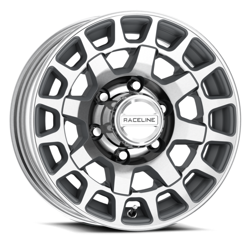 Raceline 873MC Backcountry Trailer 15x5in / 5x4.5 BP / 0mm Offset / 3.19mm Bore - Machined-thumbmail-1