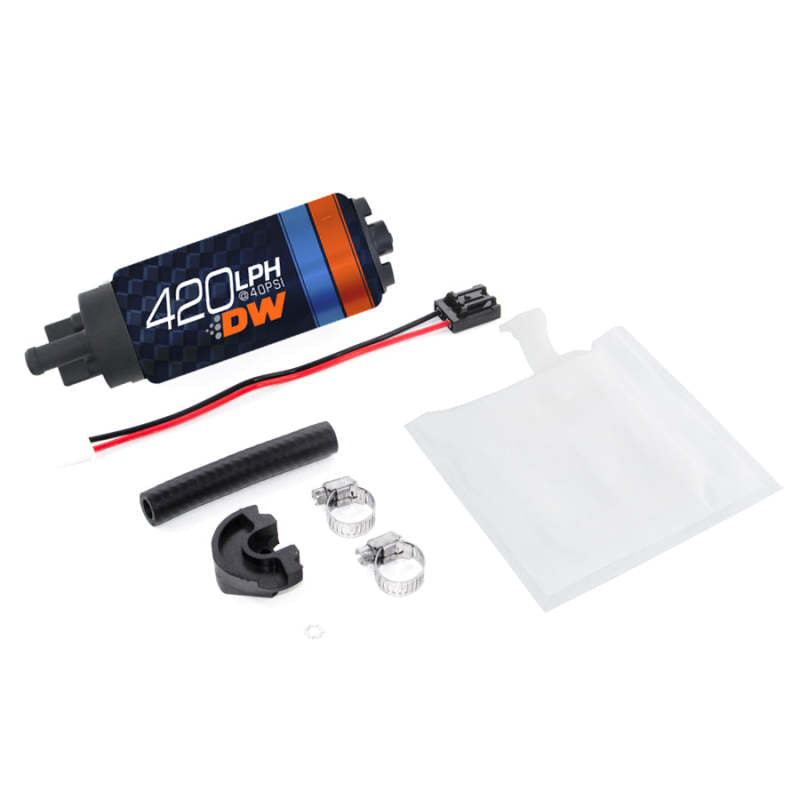 Deatschwerks DW420 Series 420lph In-Tank Fuel Pump w/ Install Kit For Forester 97-07 Impreza-thumbmail-1