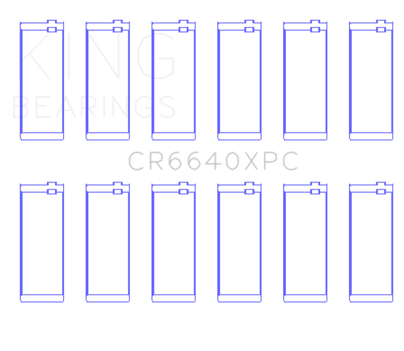 King Engine Bearings BMW M20/M50 2.0L/2.5L/2.7L (Size +.026mm) Connecting Rod Bearing Set-thumbmail-2
