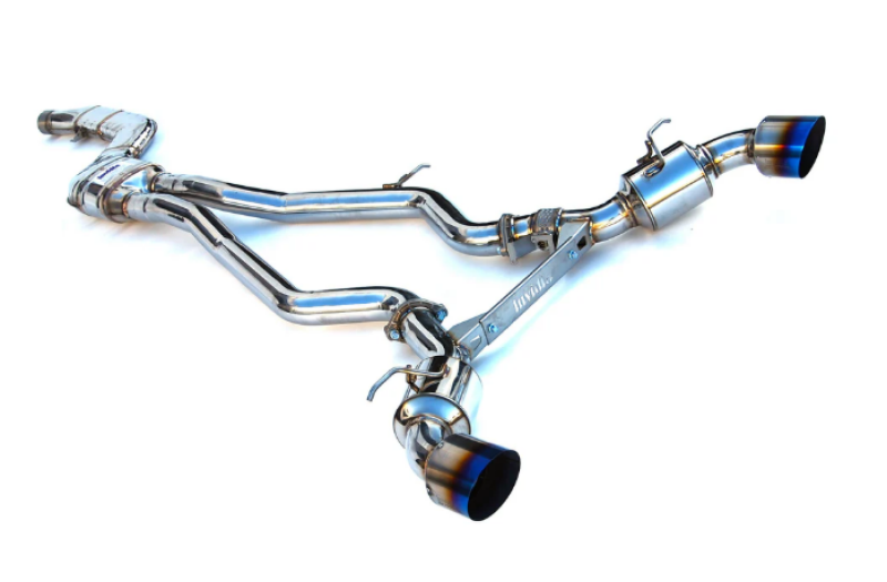 Invidia 2019+ Toyota Supra Dual N1 w/ Valve Single Layer Titanium Tip Cat-back Exhaust-thumbmail-2