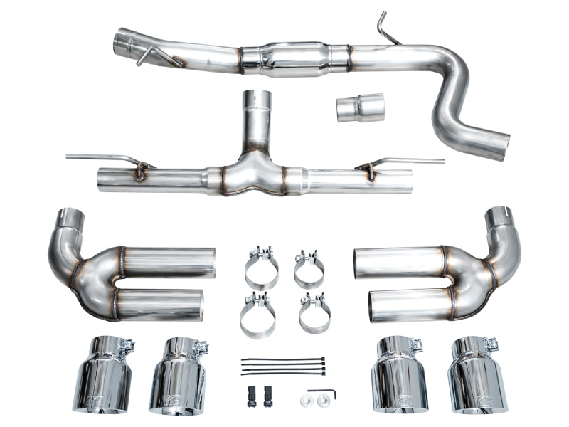 AWE 22-24 Audi 8Y S3 Track Edition Exhaust  - Chrome Silver Tips-thumbmail-12