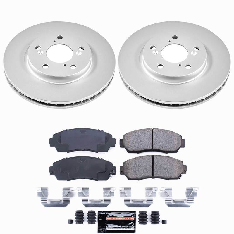Power Stop 05-10 Honda Odyssey Front Z23 Coated Brake Kit-thumbmail-1