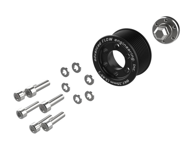 aFe 15-23 Dodge Challenger / 15-23 Dodge Charger SRT Hellcat 2.65in Supercharger Power Pulley Kit-thumbmail-7