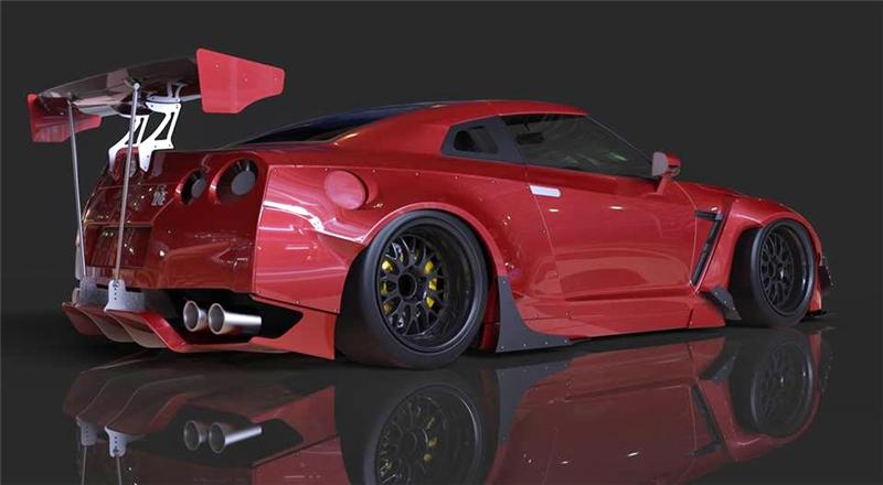 GReddy 09+ Nissan GT-R R35 Rocket Bunny GT-Wing (Hardware)-thumbmail-3