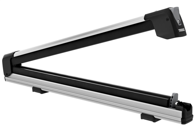 Thule SnowPack Extender Slide-out Ski/Snowboard Rack (Up to 6 Pair Skis/4 Snowboards) - Black/Silver-thumbmail-8