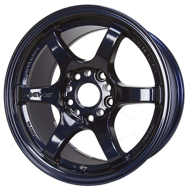Gram Lights 57DR-X 17X8.5 -10 6-139.7 Dark Blue Chrome Coating-thumbmail-1