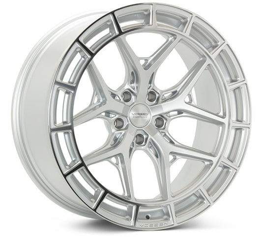 Vossen HFX-1 21x10.5 - 5x112 - ET25 - Deep - 66.5 - Silver Polished Wheel