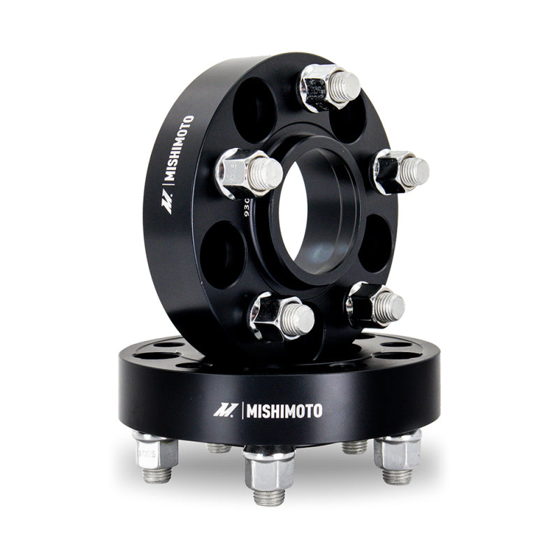 Mishimoto Wheel Spacers - 5x100 - 56.1 - 25 - M12 - Black-thumbmail-1