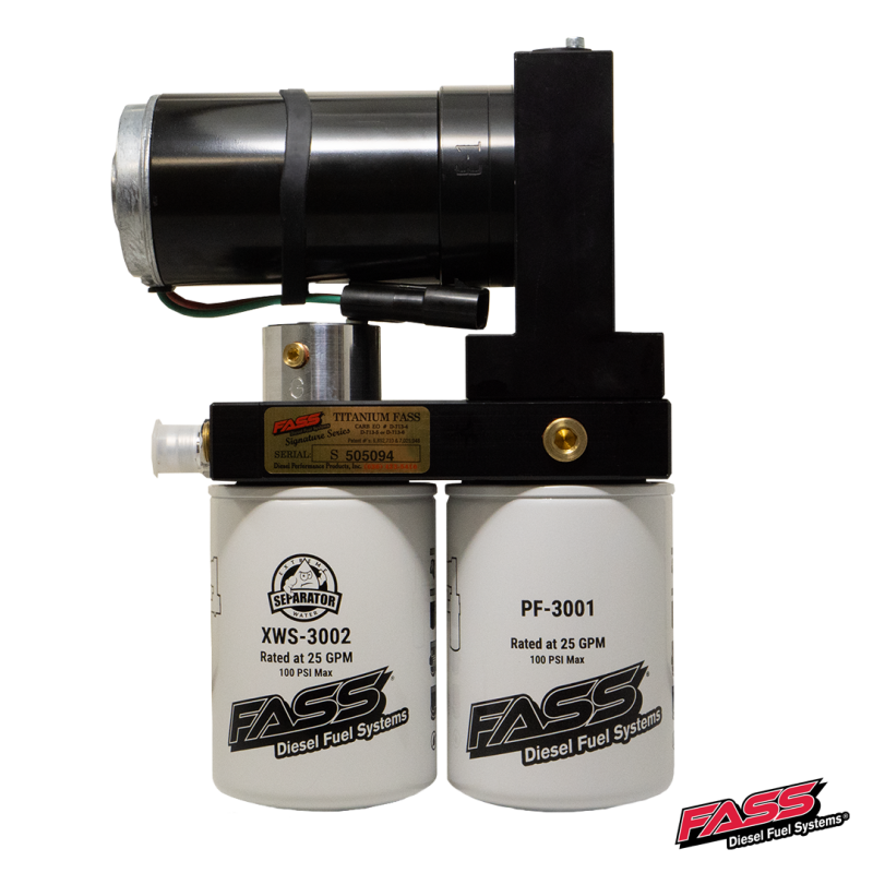 FASS 00-05 Ford Powerstroke F250/F350 (Excursion 6.0 and 7.3L) 140gph No Drop Titanium Fuel System-thumbmail-2