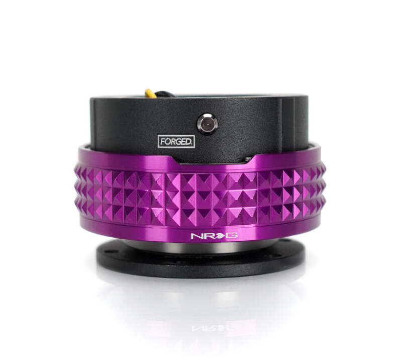 NRG Quick Release Kit - Pyramid Edition - Black Body / Purple Pyramid Ring-thumbmail-2