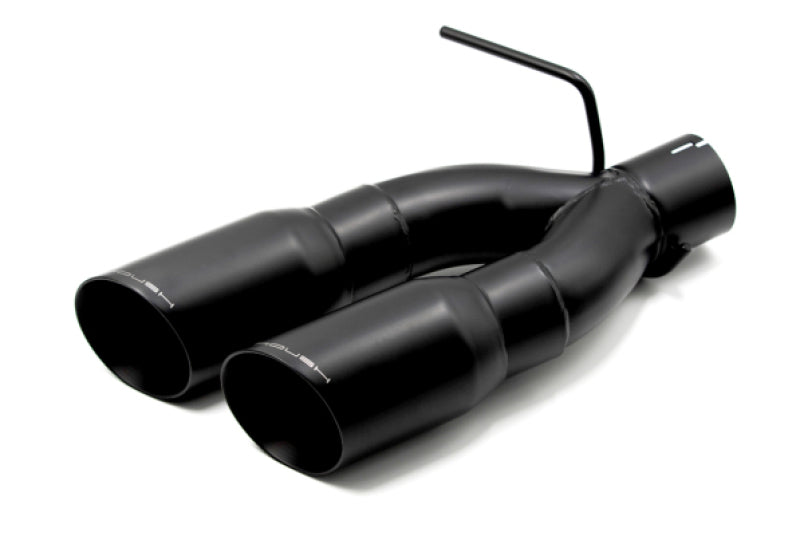 Roush 21-24 Ford F-150 5.0L 4in Black Exhaust Y Tip Kit-thumbmail-2