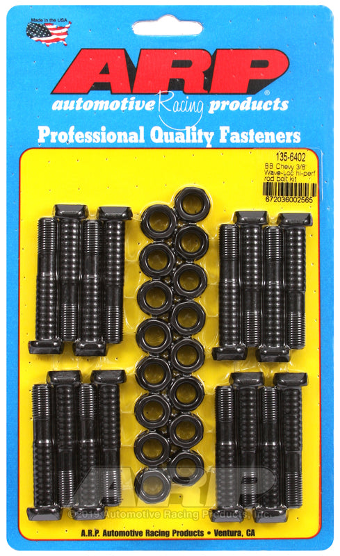 ARP BB Chevy 3/8in Wave-Loc High Performance Rod Bolt Kit-thumbmail-1