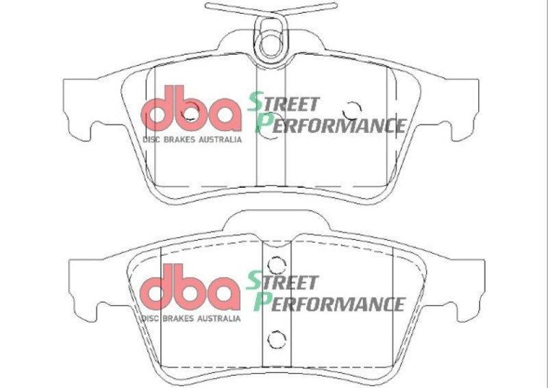 DBA 08-10 Chevrolet Cobalt (Rear Rotor) SP Performance Rear Brake Pads-thumbmail-4