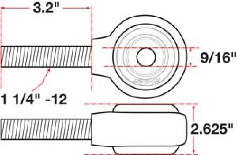 SPC Performance XAXIS Rod End Ball Joint-thumbmail-2