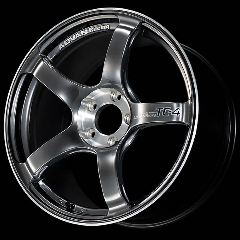 Advan TC-4 SE 18x8.5 / +45 Offset / 5-114.3 / 73mm Bore / Racing Hyper Black & Diamond Cut-thumbmail-1