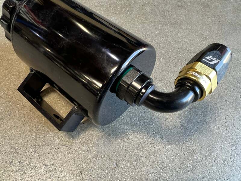 GReddy AN12 STRAIGHT ORB MALE BLACK/GOLD ANODIZED-thumbmail-2