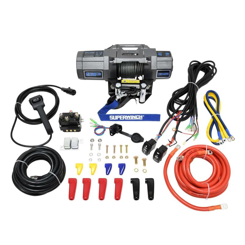 Superwinch 3500 LBS 12V DC 7/32in x 40ft Steel Rope Roller Fairlead SP 35 Winch-thumbmail-8
