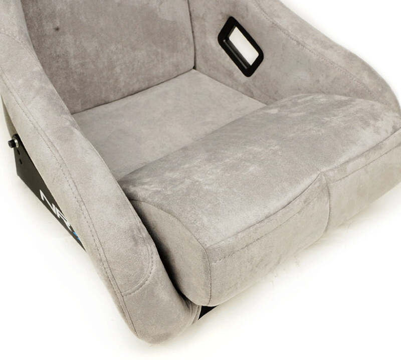 NRG FRP Bucket Seat ULTRA Edition - Large (Grey Alcantara/Pearlized Back)-thumbmail-7