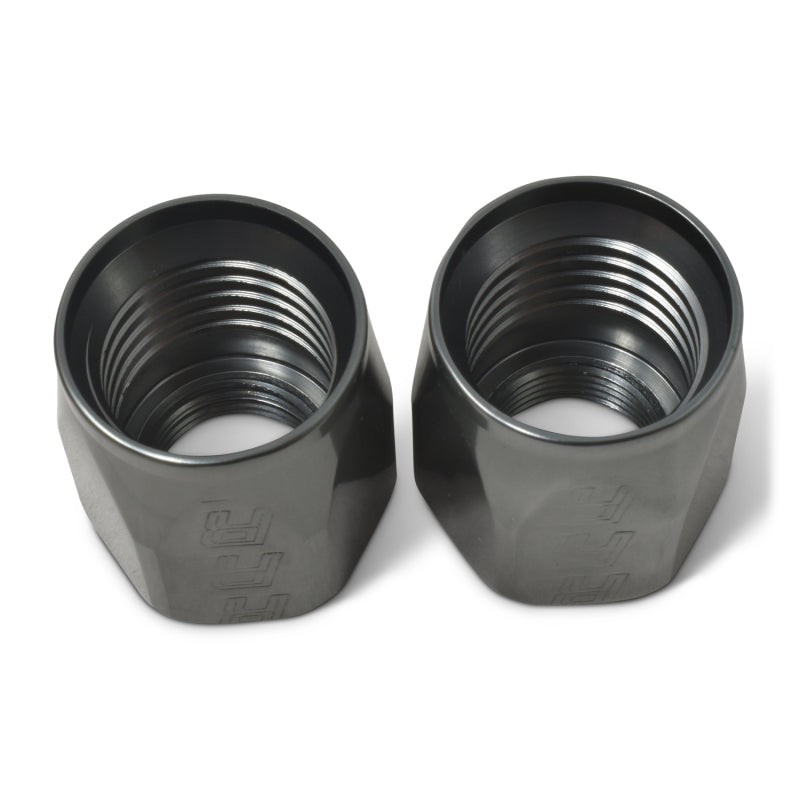 Russell Hose End Socket -10 AN Polished & Gray Anodized (2 Pack)-thumbmail-6