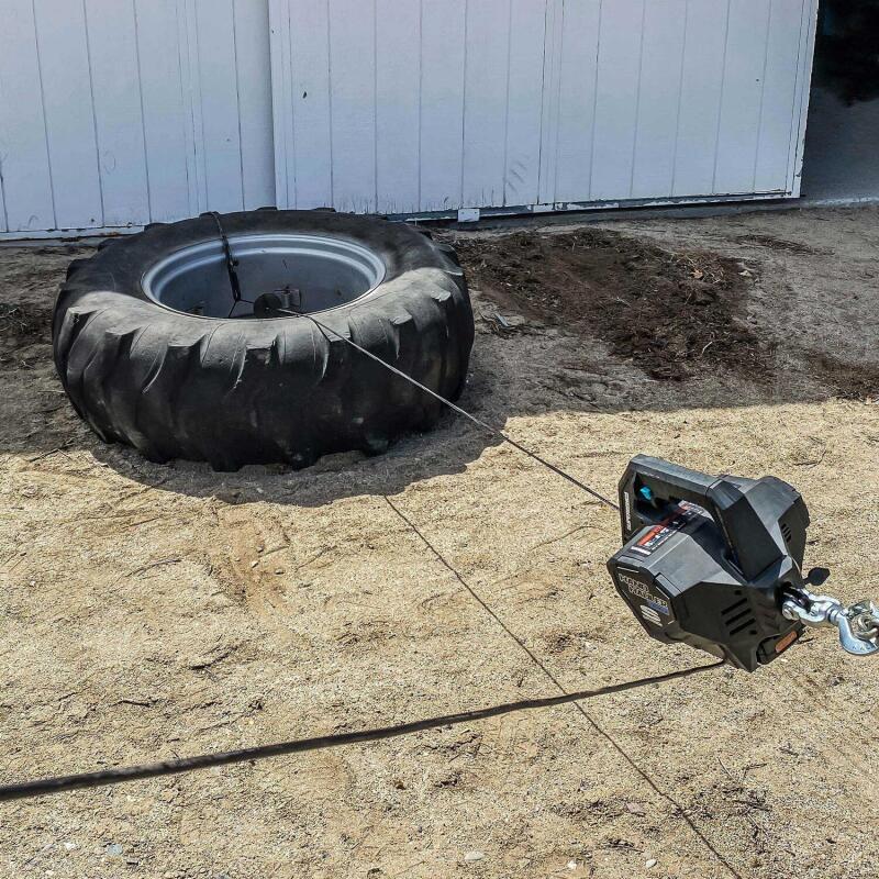 Superwinch Hand Hauler 1000 Winch 24 VDC 1000 lbs Line Pull Soft Shackle Rope End Safely-thumbmail-9