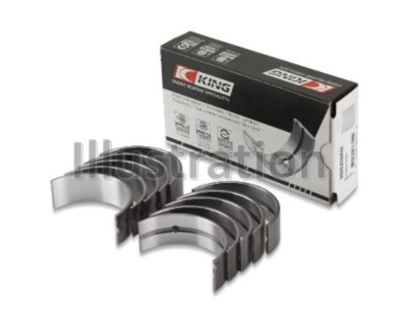 King Engine Bearings Toyota 2E (Size +0.75mm) Main Bearing Set-thumbmail-1