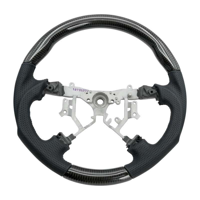 NRG 12-23 Toyota Tacoma OEM Plus Carbon Fiber Steering Wheel w/ Black Stitch & Red Center Mark-thumbmail-5