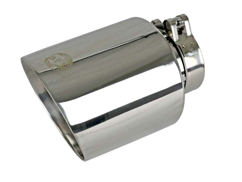 aFe MACH Force-Xp 2-1/2in 304 SS Clamp-On Exhaust Tip 2.5in In / 4.5in Out / 7in.L - Polished-thumbmail-1