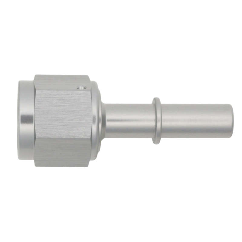 DeatschWerks 8AN Female Flare Swivel to 3/8in Male EFI Quick Disconnect - Anodized DW Titanium-thumbmail-1