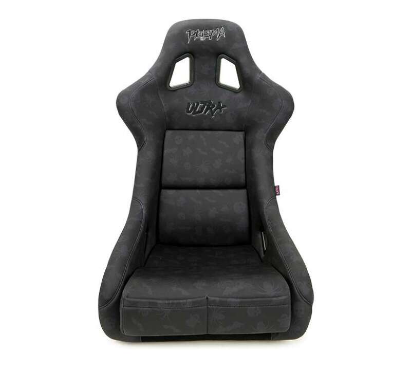 NRG FRP Bucket Seat (Large) Prisma Edition w/ Orange Pearlized Back - Spooky Edition (Spiders/Bats)-thumbmail-2