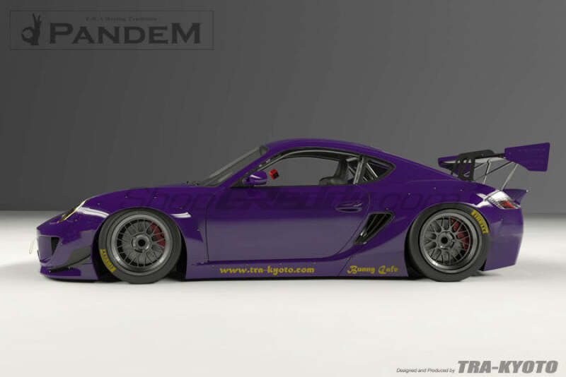GReddy Pandem RB 09-12 Porsche Cayman Complete Wide Body Aero Kit WITH WING (Special Order)-thumbmail-7
