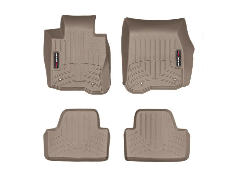 WeatherTech 14+ BMW 4-Series Front & Rear FloorLiner - Tan-thumbmail-4