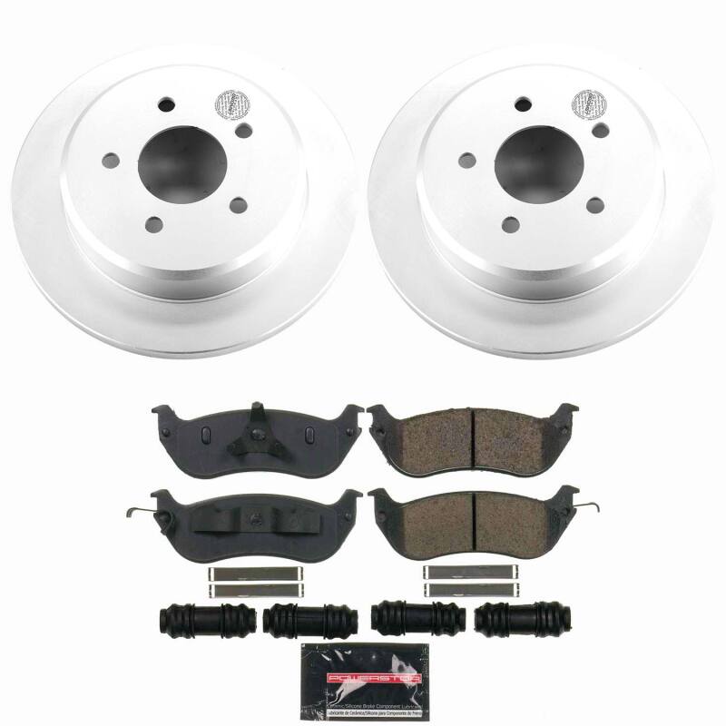 Power Stop 96-02 Ford Crown Victoria Rear Z23 Coated Brake Kit-thumbmail-1