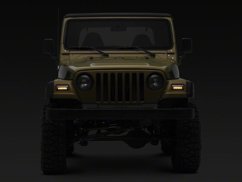 Raxiom 97-06 Jeep Wrangler TJ Axial Series LED Sequential Cornering Lights- Clear-thumbmail-13