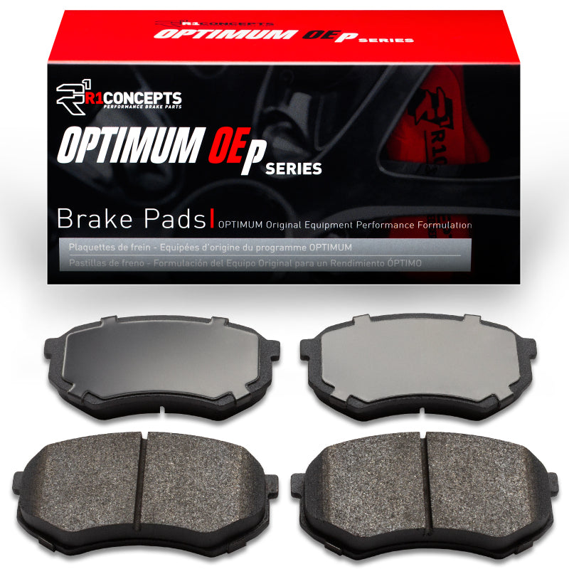 R1 88-04 Mitsubishi Fuso Front Optimum OE Brake Pads-thumbmail-1