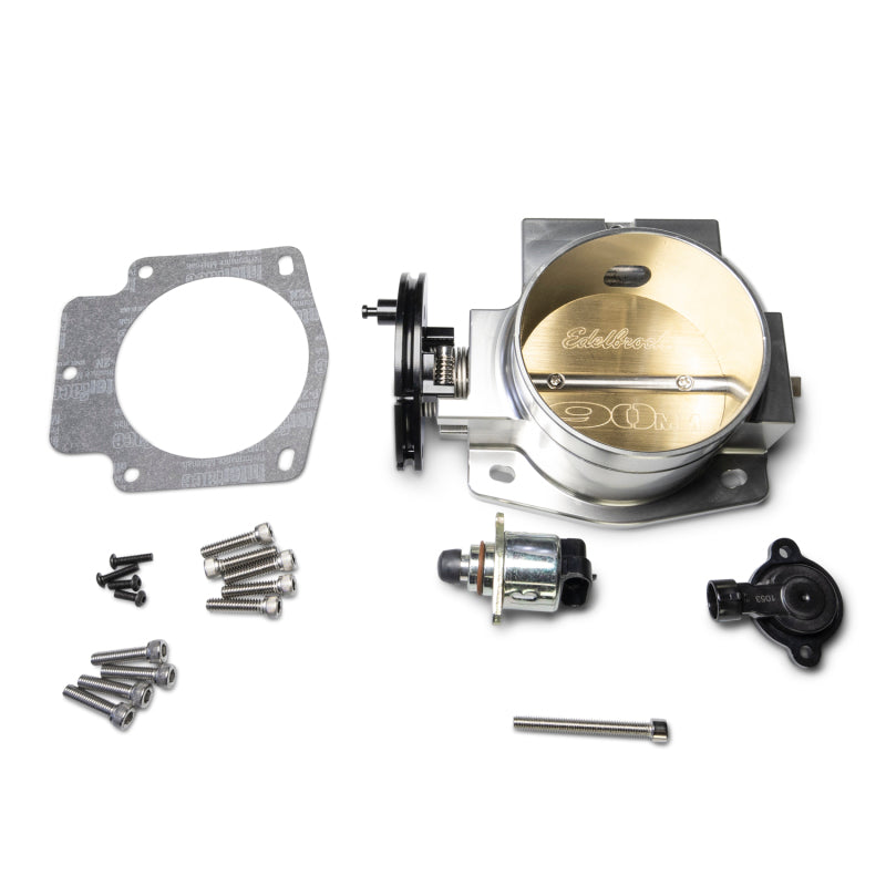 Edelbrock Pro Flo XT 90mm Throttle Body - Satin Finish-thumbmail-7