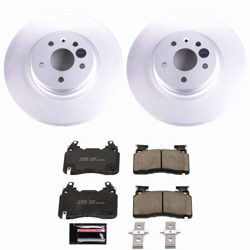 Power Stop 12-21 Tesla S Front Z23 Coated Brake Kit-thumbmail-1