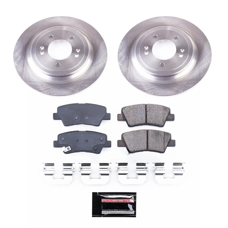Power Stop 17-22 Kia Sportage Rear Semi-Coated Rotor Kit-thumbmail-1