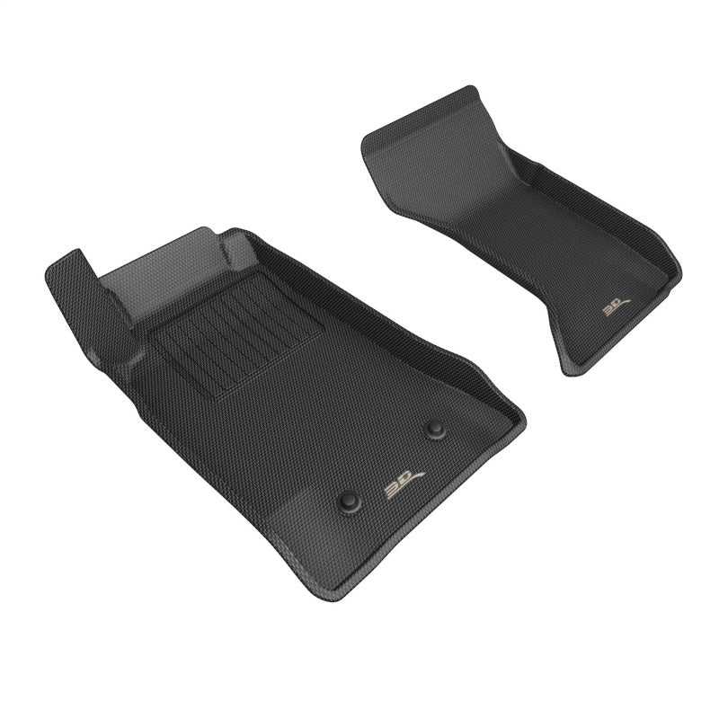 3D MAXpider 06-15 Mazda MX-5 Miata 1st Row Floormat - Black-thumbmail-1