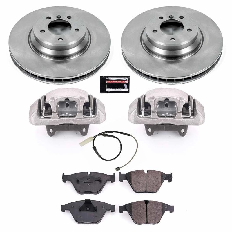 Power Stop 11-13 BMW 335is Front Autospecialty Kit w/Cals-thumbmail-1