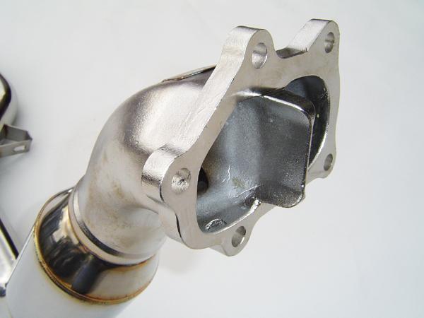 Invidia 02-07 WRX/STi Polished Divorced Waste Gate Downpipe with High Flow Cat-thumbmail-4
