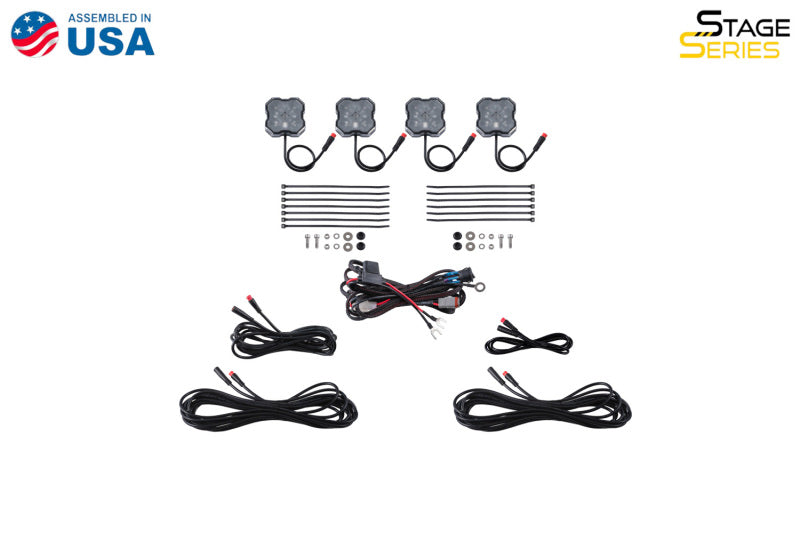 Diode Dynamics RGBW Rock Light Installer Magnet Mount Kit (4-pack)-thumbmail-6