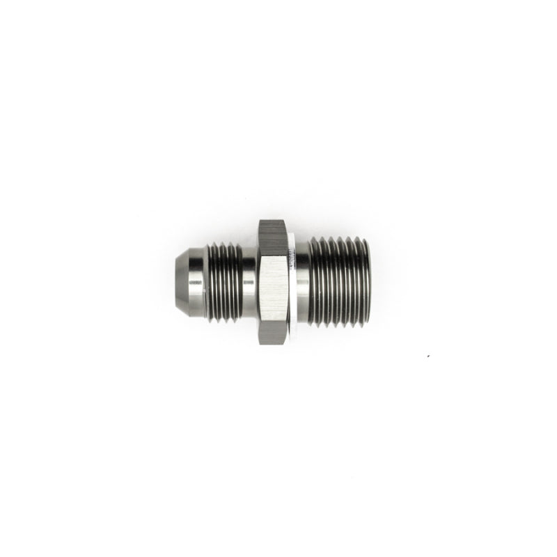 DeatschWerks 6AN Male Flare to M16 X 1.5 Male Metric Adapter (Incl. Crush Washer) - Titanium-thumbmail-2