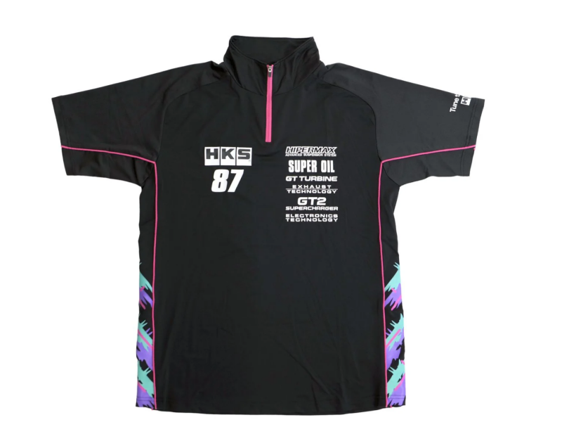 HKS TEAM HALF ZIP POLO SHIRT 2025 L-thumbmail-1